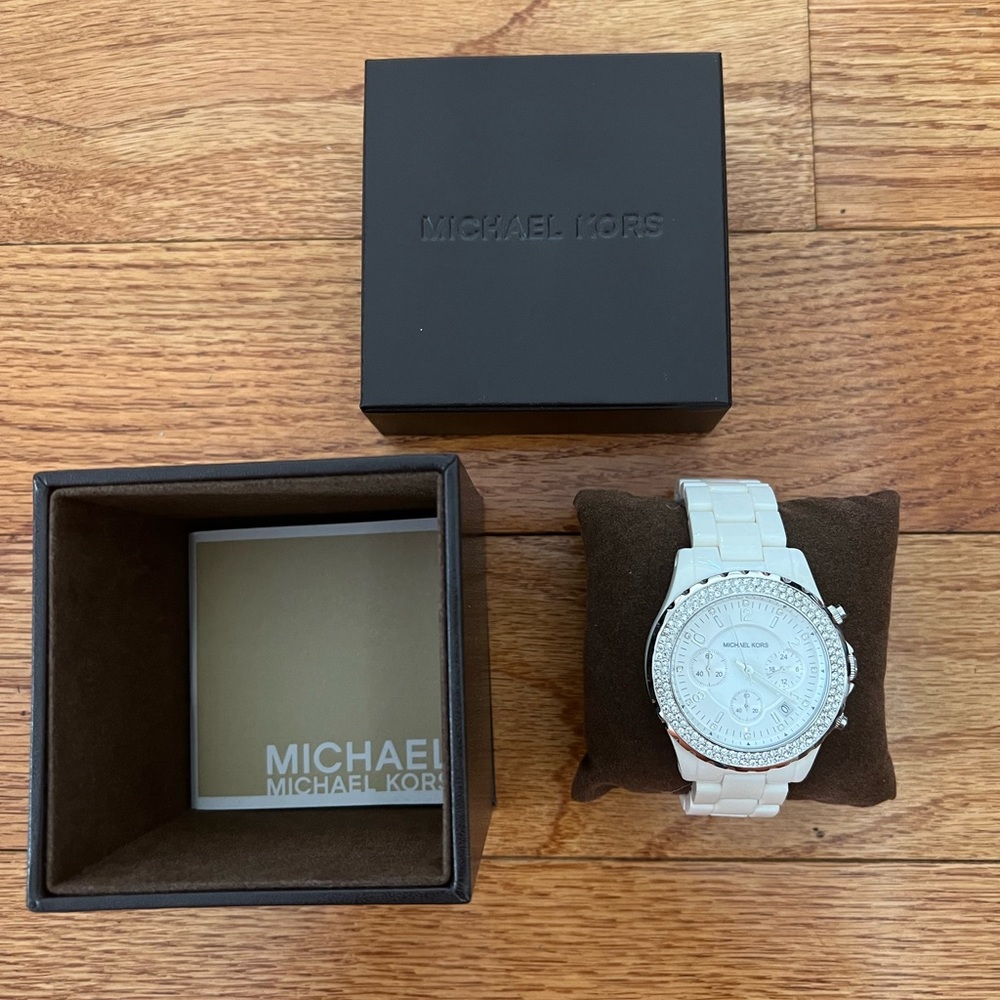 Michael Kors White Watch